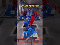 Stranding Armouring Drum Twister Machine For Round Or Sector Cables