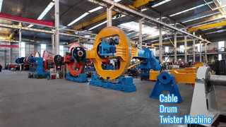 High Speed Drum Twister Cable Power Cable Machine