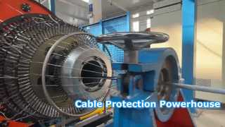 Steel Wire Armouring Machine for Cable Protection