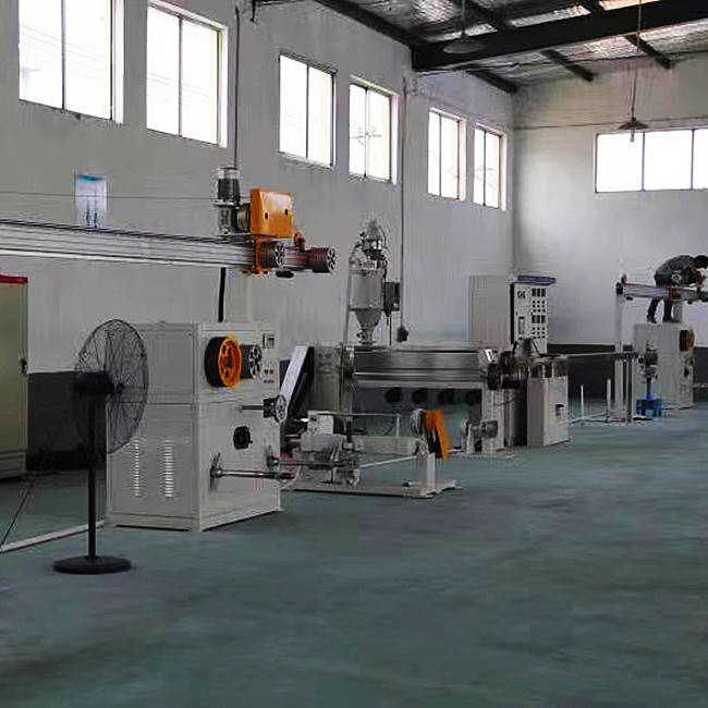 65+35 Physical Foaming Cable Extrusion Machine High Speed Ac Motor