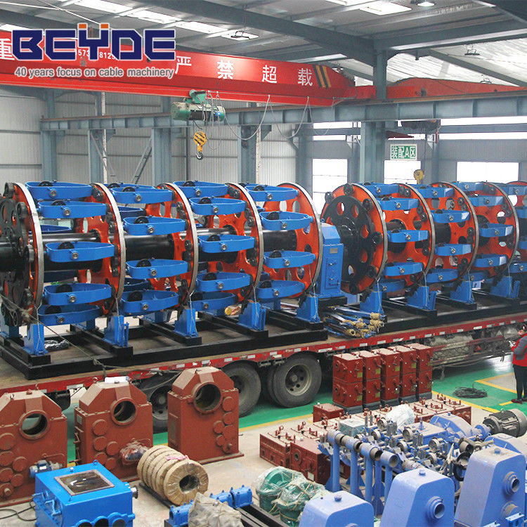 Large Wire Rope Armoured Cable Machine 9.7-146 Millimeter Taping Pitch