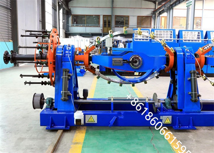 Skip / Bow Cable Stranding Machine 7 Strand Or Flexible High Speed