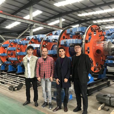 Glk500/24+24 Dia 1-4mm Armouring Machine With Color Touch Screen