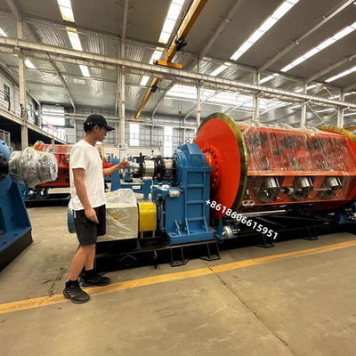 Siemens Motor Rigid Stranding Machine With Automatic Loading Bobbin System