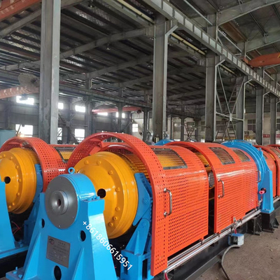 1+6x500 Pneumatic Brake Tubular Strander Equipment For Conductor Stranding