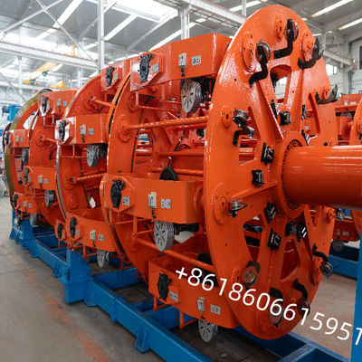 Cage Type Stranding Machine Non-Axle Thimble Twisting Cage Equipped With Mechanism Friction Tension Control