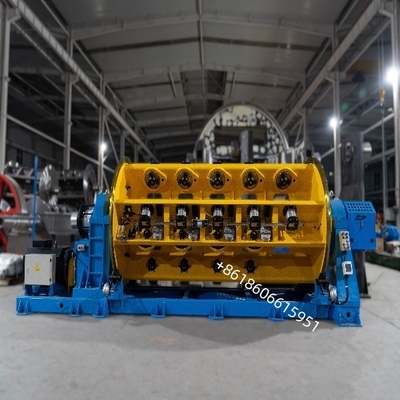 12+18+24 Rigid Frame Type Armoring Machine Electromagnetic Tension Online Set Aluminum Sector Or Round Conductor