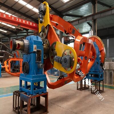 Core Power Cable Laying Up Machine Is Provided With HMI+PLC Control System For Pre-Setting