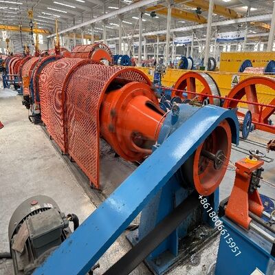Tubular Type Stranding Machine Works With 100% Back Twist Or Wire Making Stranding Machine