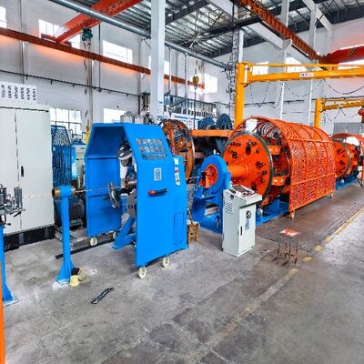 JLY50012 plus 18 Planetary Stranding Machine with PLC HMI Touch Screen for Accurate Lay Length Adjustment in Copper Aluminum Conductors