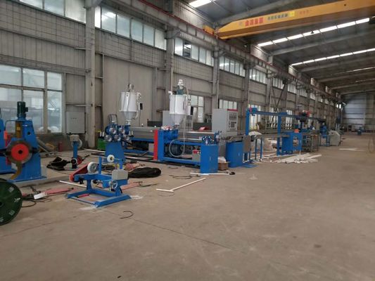 SJ80+60 PVC PE XLPE Cable Extruder Production Line