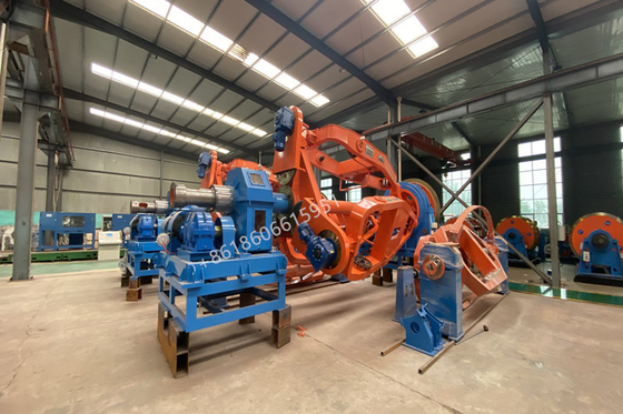 High Speed Cradle Layup Machine For 35-240sqmm Abc Cable Making Equipment