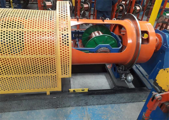 Cabling Plc Tubular Stranding Machine GJJ500/1+6 For AAAC Cable