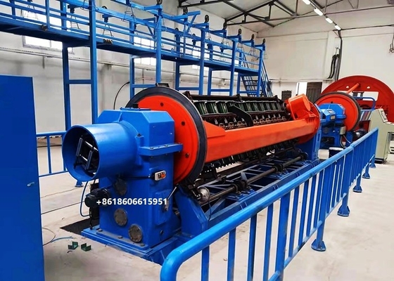 Laying Up 380V Drum Twister Machine for Armouring Cable