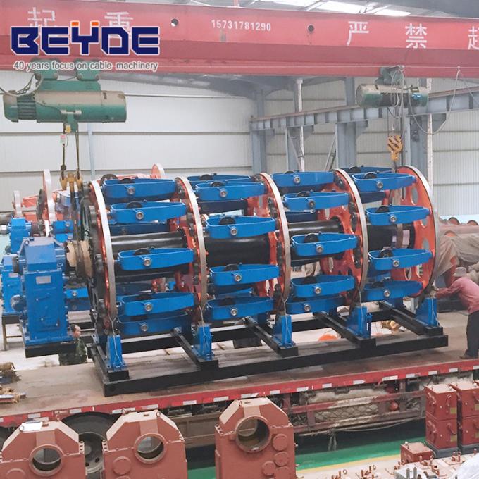 48 Bobbins 450mm Rigid Armoured Cable Machine Batch Loading Automatic